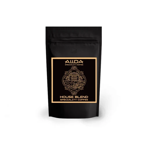 ALLDA Speciality Coffee House Blend кафе на зърна, 500 гр