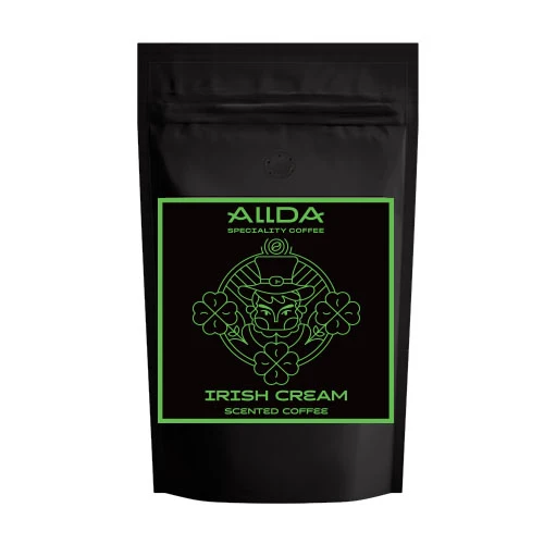 ALLDA Speciality Coffee Irish Cream кафе на зърна, 500 гр
