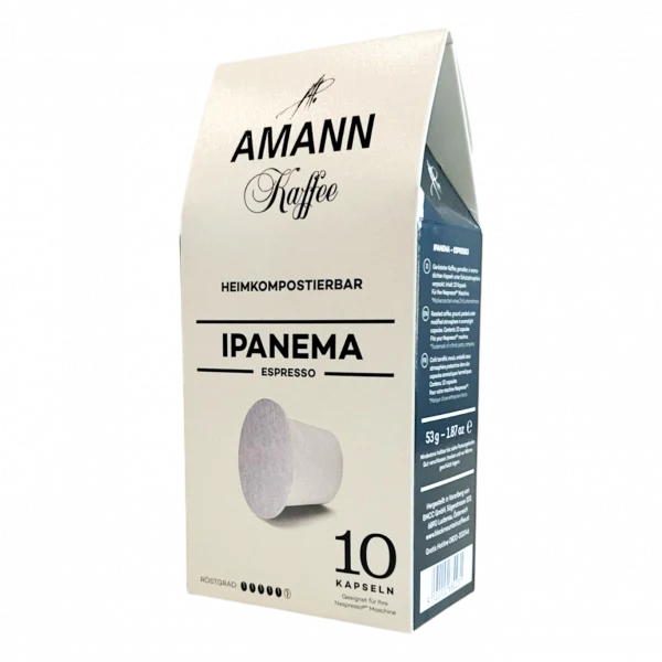 Amann Kaffee Ipanema Espresso кафе капсули съвместими с Nespresso кафемашини