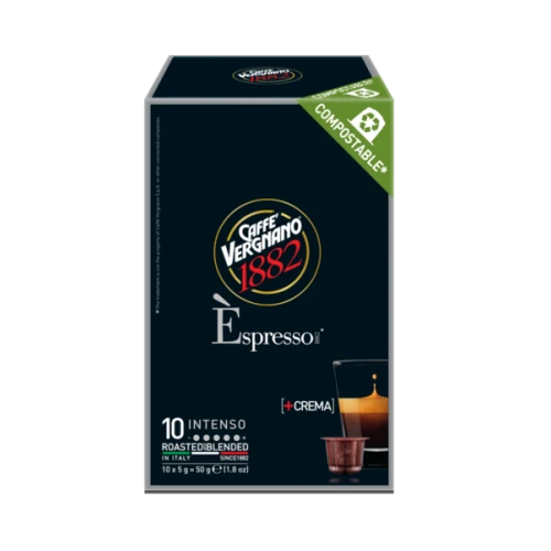 Caffè Vergnano Intenso капсули за Nespresso кафемашини, 10 бр