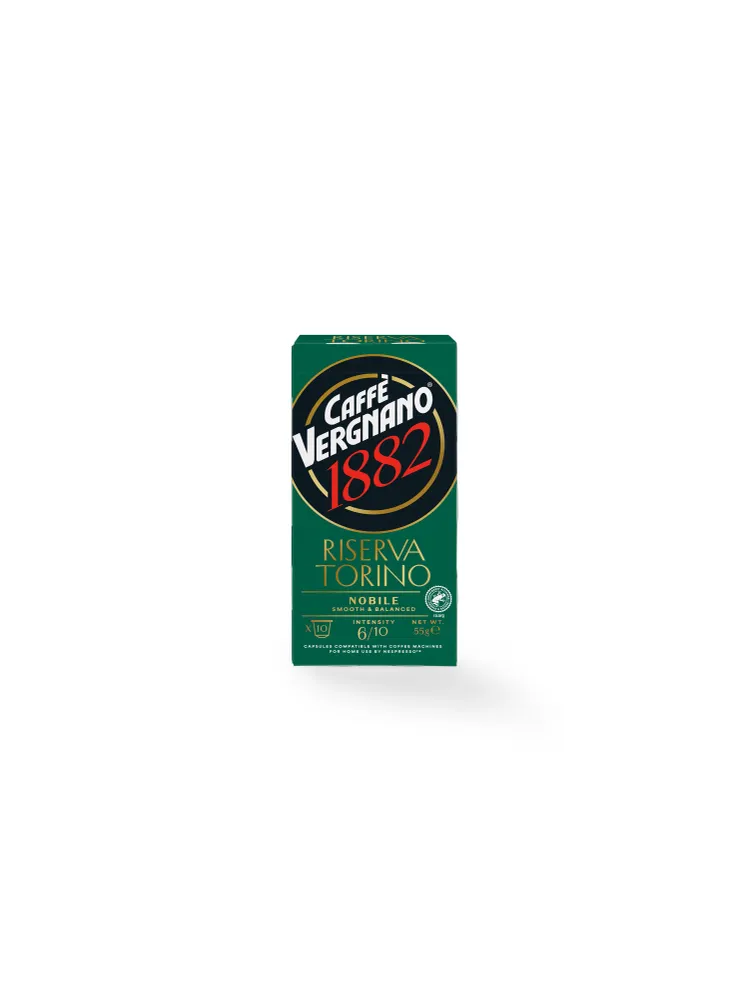 Caffe Vergnano Riserva Torino Nobile 10 капсули за Nespresso кафемашини, 10 бр