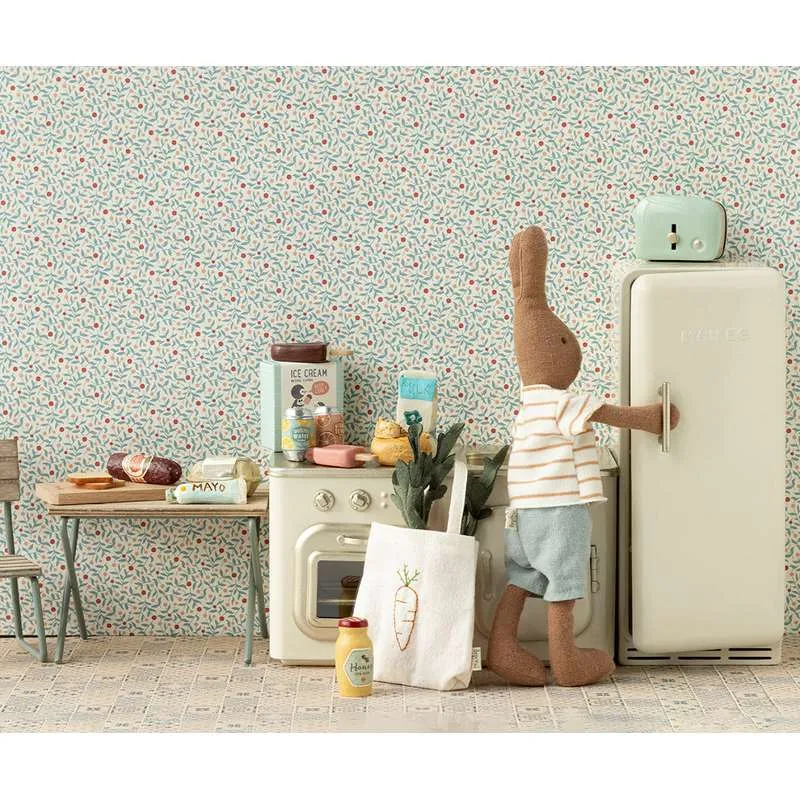 Maileg Refrigerator - Miniature - Raw White