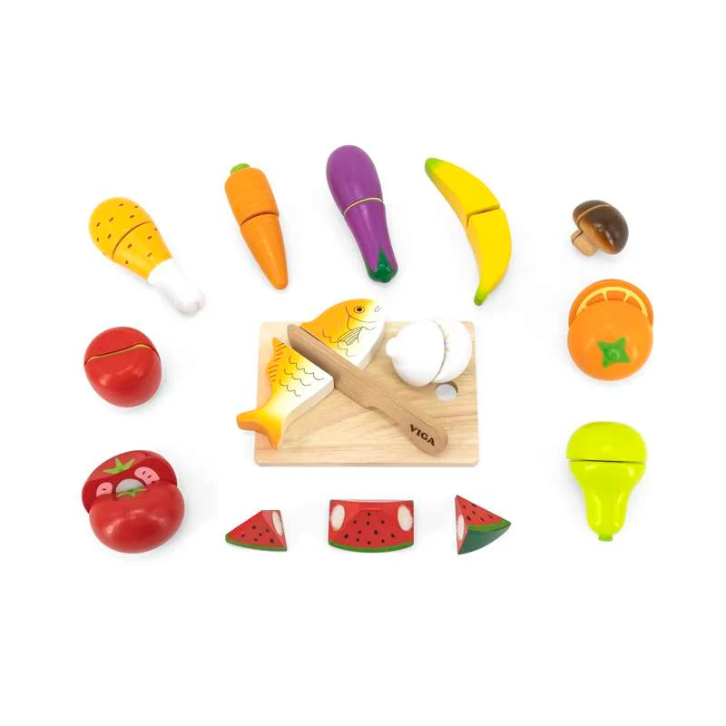 Kid'oh Play Food - Cutting board and Food Baking