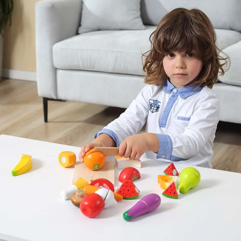 Kid'oh Play Food - Cutting board and Food Baking