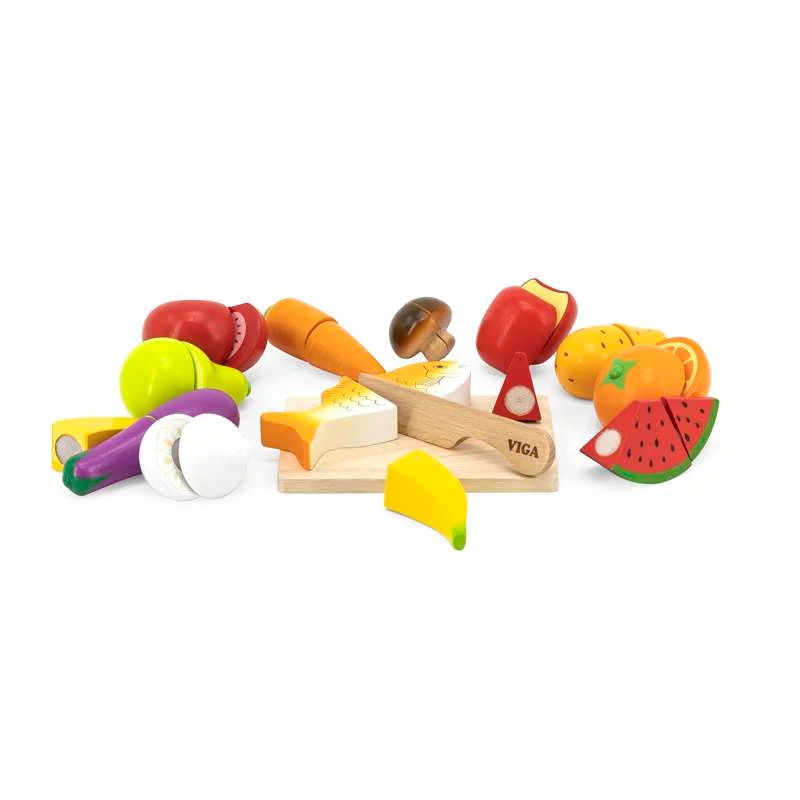 Kid'oh Play Food - Cutting board and Food Baking