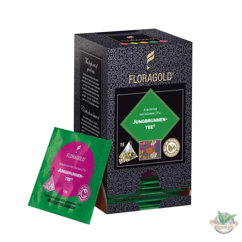 Floragold Билков чай Успокояващ лимон, 15 бр сашета