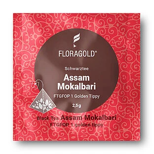 Floragold Черен чай Асам Мокалбари, 15 бр сашета