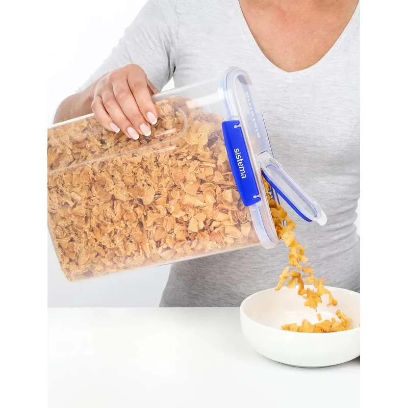 Sistema Food storage - Clip It Plus - Cereal - 4.2L - Cobalt