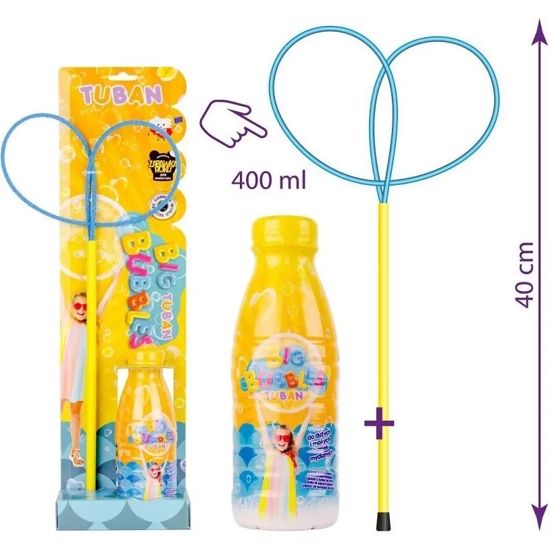 Комплект за Големи Сапунени Балончета 400 мл, Butterfly Pro