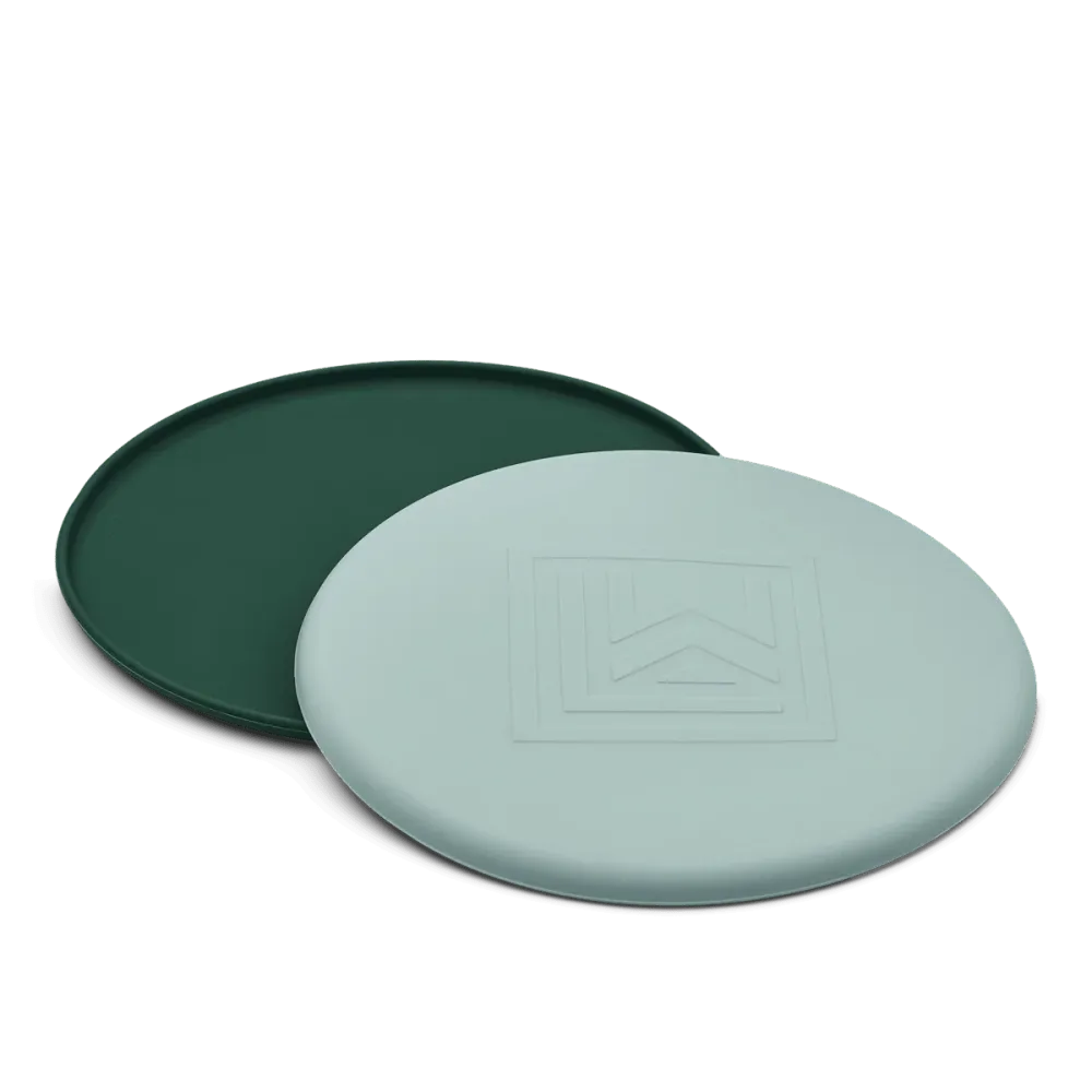 LIEWOOD Силиконово Фризби BRICE, Garden green / Ice blue 2 бр.