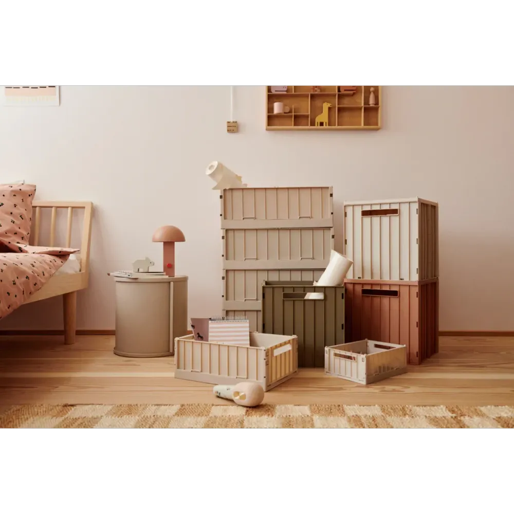 LIEWOOD Кутия за съхранение с капак ELIJAH Tuscany rose