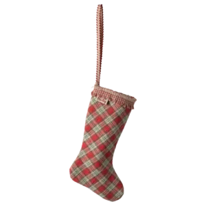 Maileg Орнамент чорап, Checker - Red