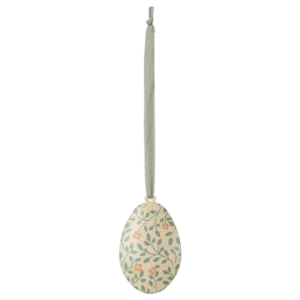 Maileg Метален орнамент Easter egg, Branches - Dark mint