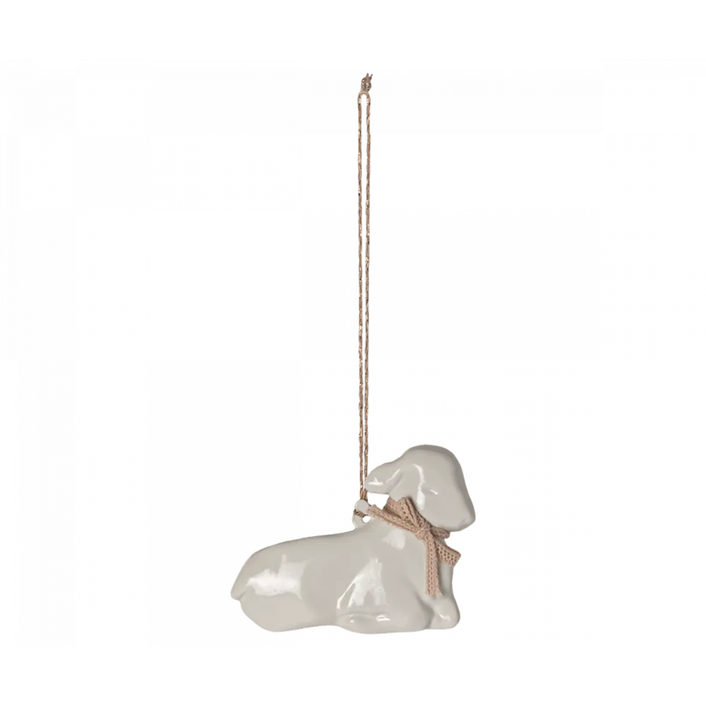 Maileg Метален орнамент Lamb - Powder