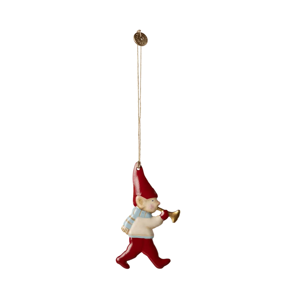 Maileg Метален орнамент, Pixy - Trumpet