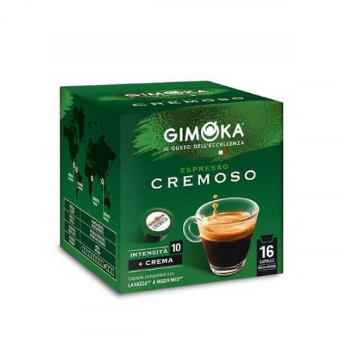 Gimoka Cremoso кафе капсули съвместими с MODO MIO, 16 бр