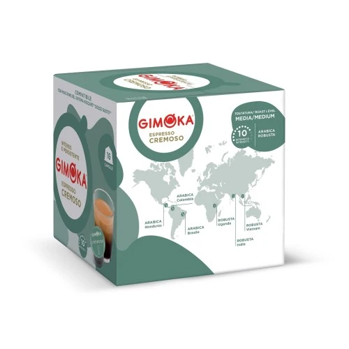 Gimoka Espresso Cremoso кафе капсули за Dolce Gusto кафемашини, 16 бр