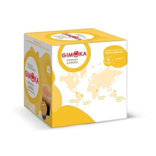 Gimoka Espresso Lungo кафе капсули за Dolce Gusto кафемашини, 16 бр