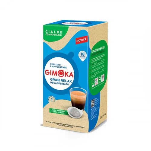 Gimoka GRAN RELAX Decaffeinato кафе дози, 18 бр