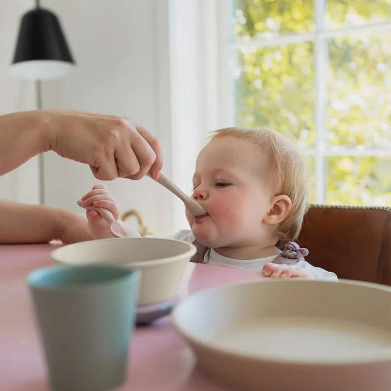 BIBS Dinner Skesæt - Stor og Lille Ske - Cloud