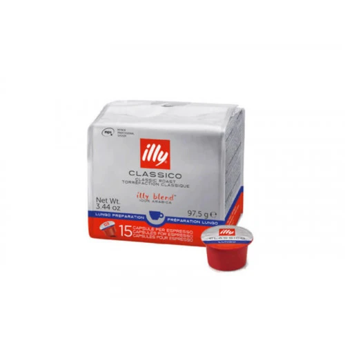 Кафе капсули ILLY, Classico Lungo, съвместими с кафемашини MPS