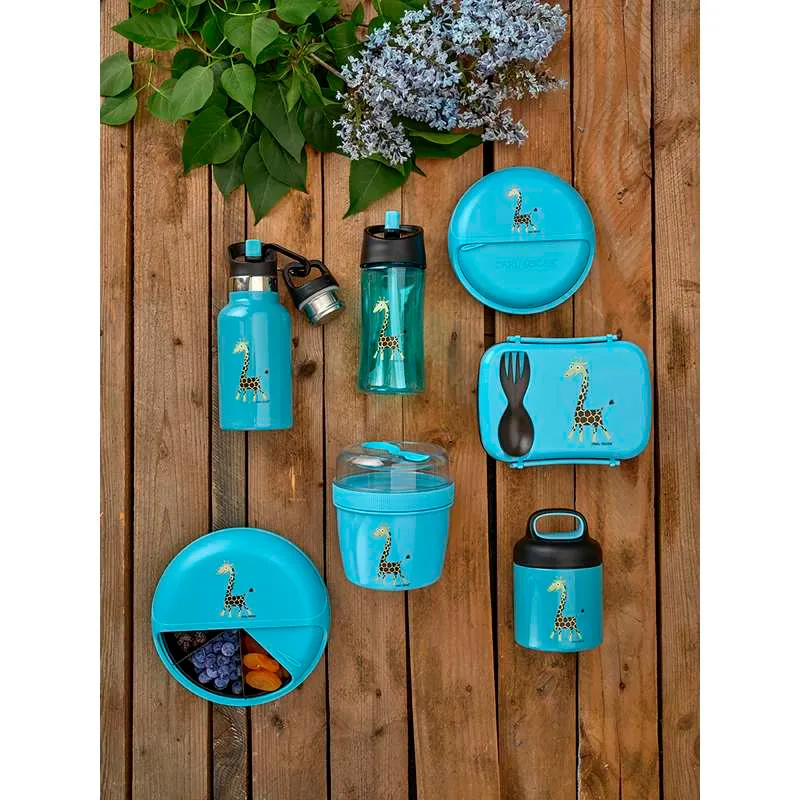 Carl Oscar LunchJar Termobeholder - 0.3L - Giraf - Turkis