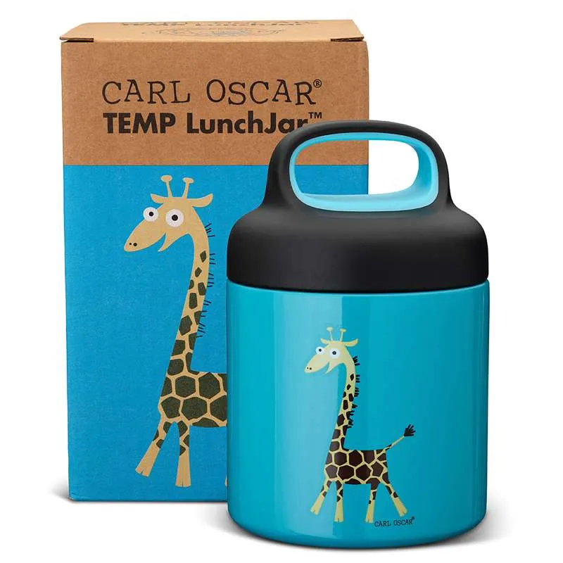Carl Oscar LunchJar Termobeholder - 0.3L - Giraf - Turkis