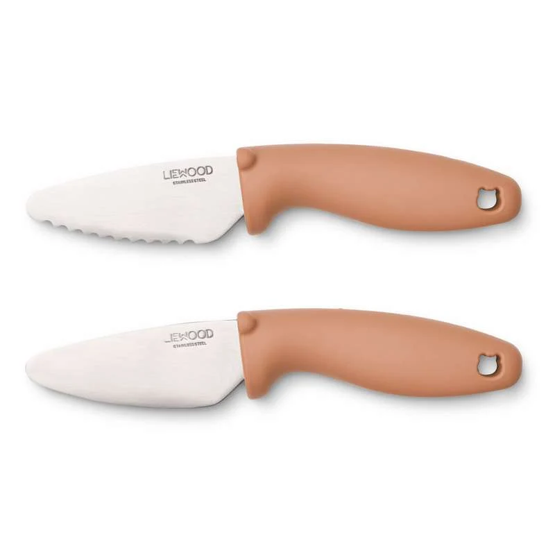 Правоъгълен Liewood Perry Children's Knives - 2 pcs. - Tuscany Rose