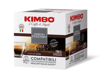 Kimbo Espresso Intenso съвместими кафе капсули за Dolce Gusto кафемашини, 30 бр