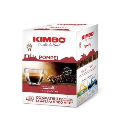 Kimbo Pompei кафе капсули съвместими с MODO MIO, 50 бр