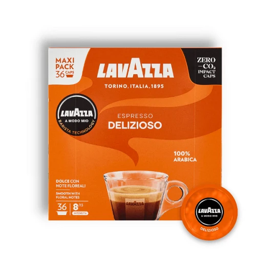 Lavazza Delizioso кафе капсули съвместими с MODO MIO, 36 бр