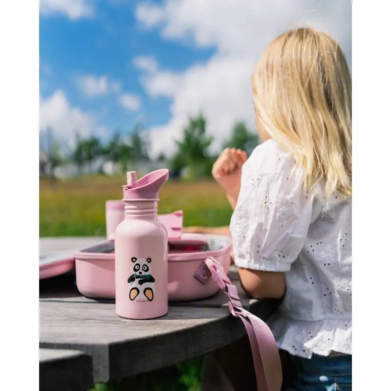 Carl Oscar Pack n' Snack Cooler Bag - Panda - Pink