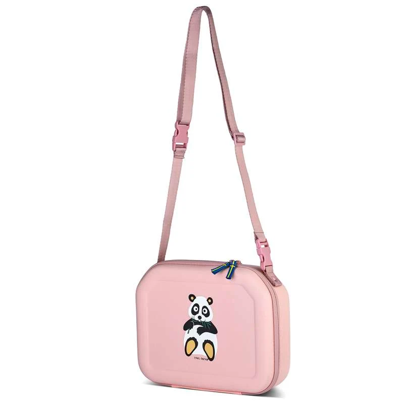 Carl Oscar Pack n' Snack Cooler Bag - Panda - Pink