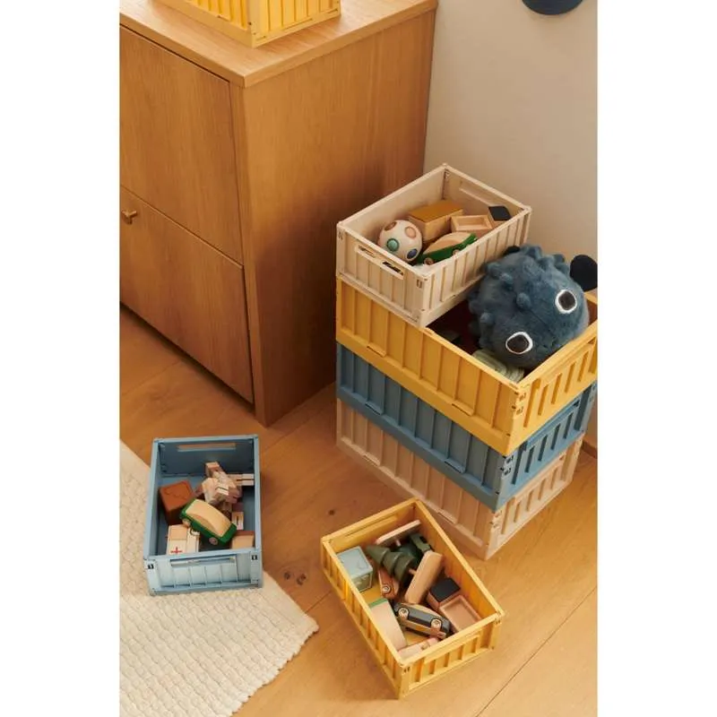 Liewood Weston Opbevaringsboks - 2-pak - Medium - Lemon Yellow
