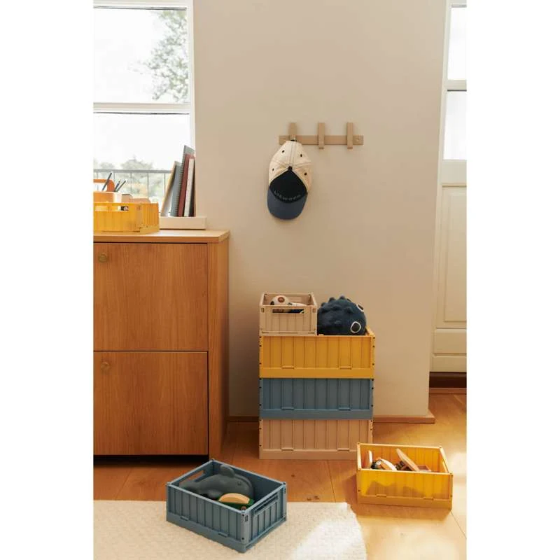 Liewood Weston Opbevaringsboks - 2-pak - Medium - Lemon Yellow