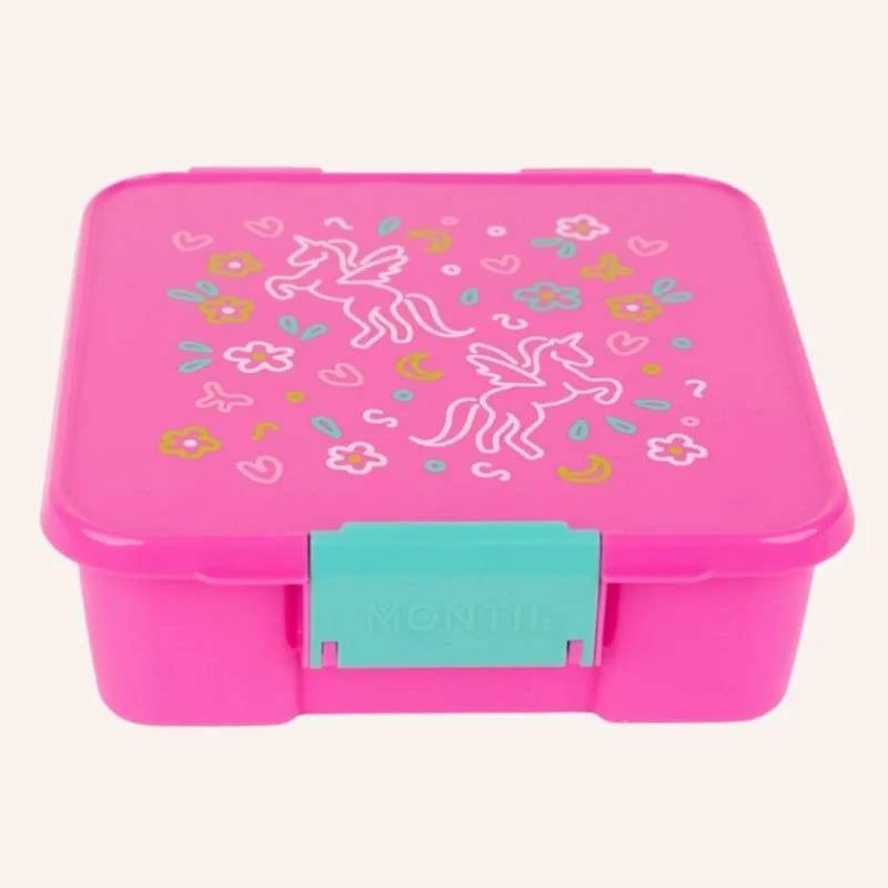 MontiiCo Bento 5 Lunchbox - Unicorn Magic