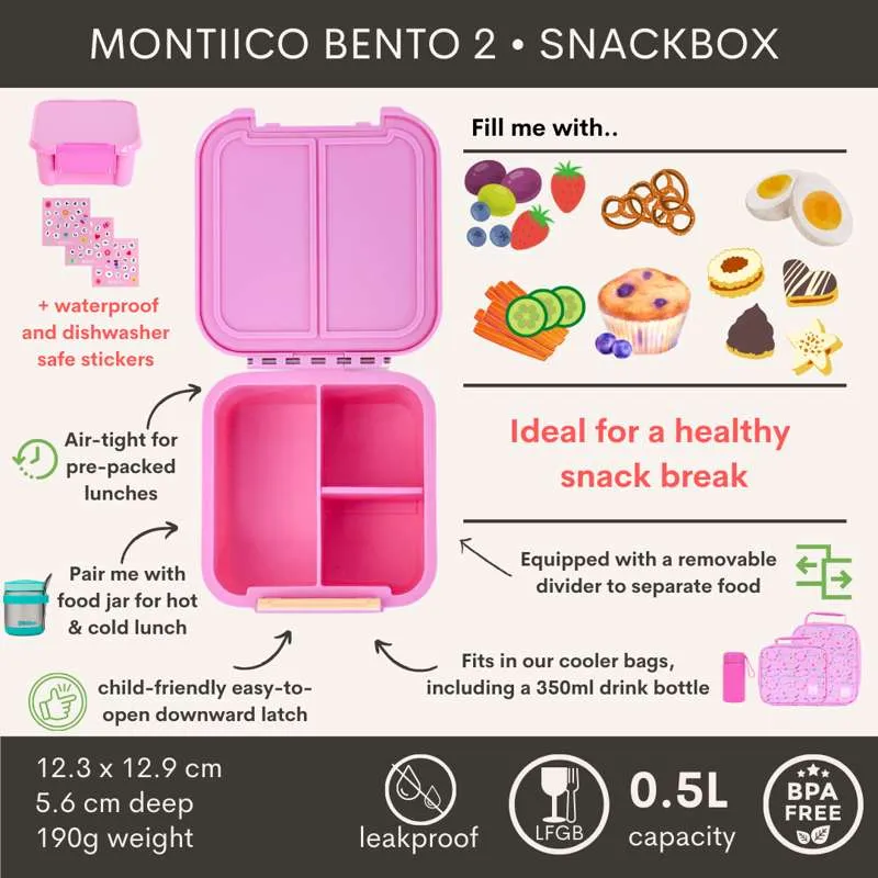 MontiiCo Bento 2 - Snack box - Floss