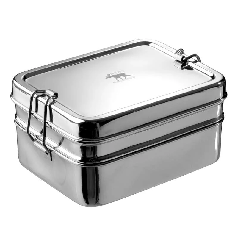 Pulito PureLunchBox Lunchbox - Stainless Усилен - 3--1 - Medium