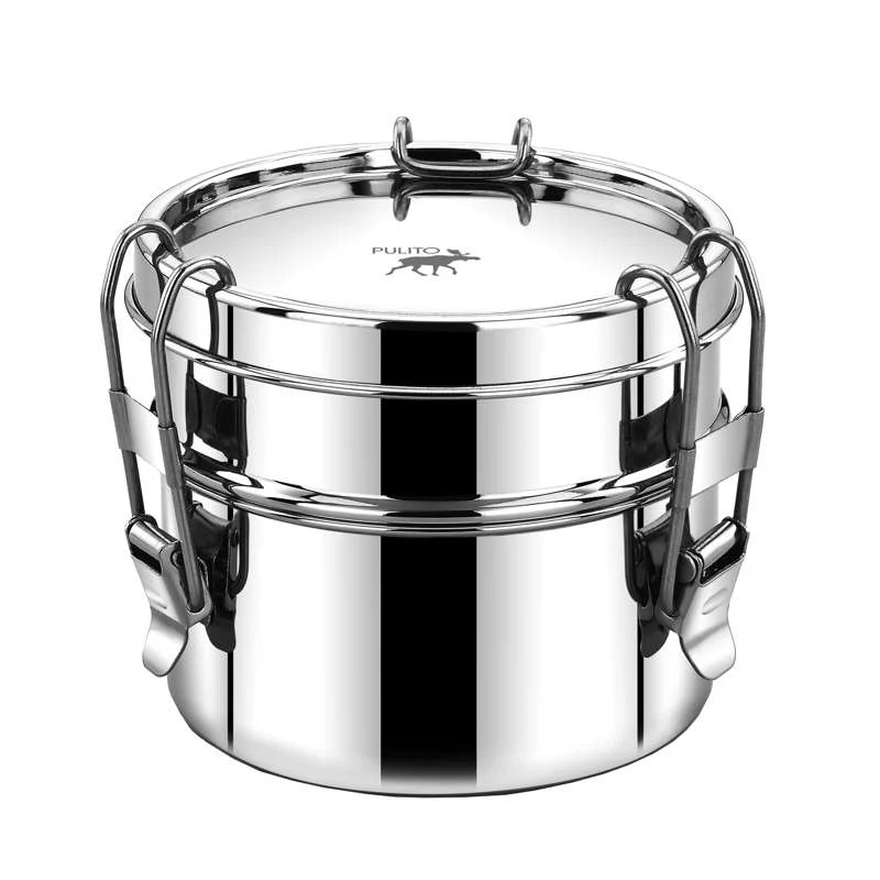 Pulito PureLunchBox Lunchbox - Stainless Усилен - Airtight - Bento