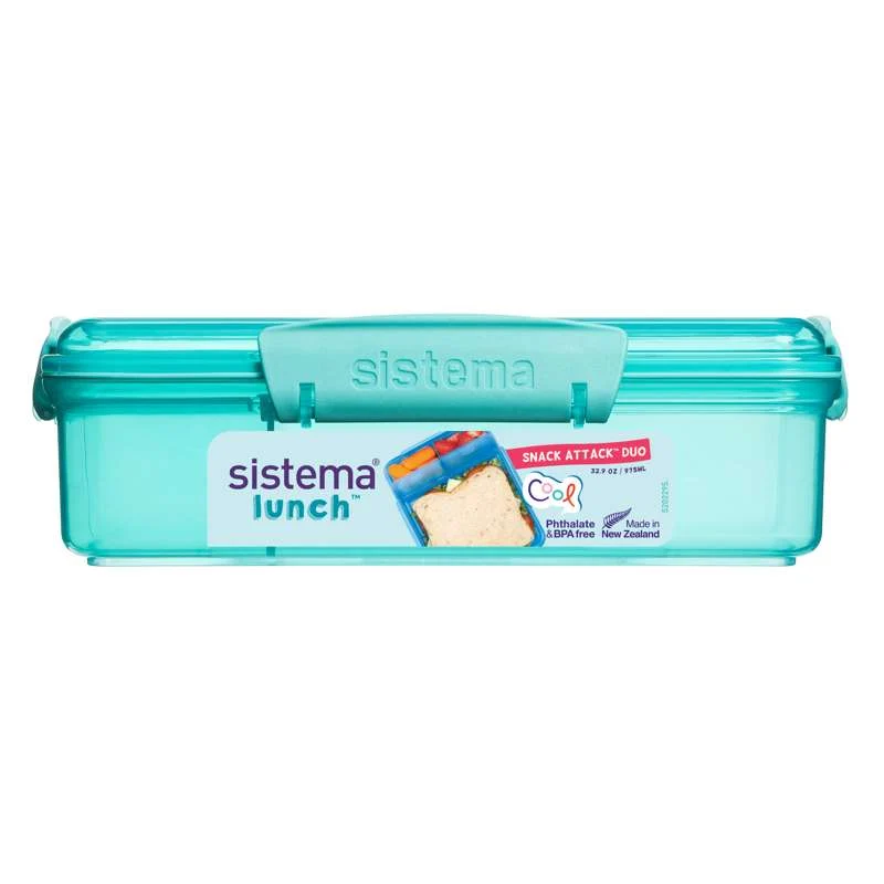 Sistema Lunchbox - Snack Attack Duo Lunch - 975ml - Minty Teal