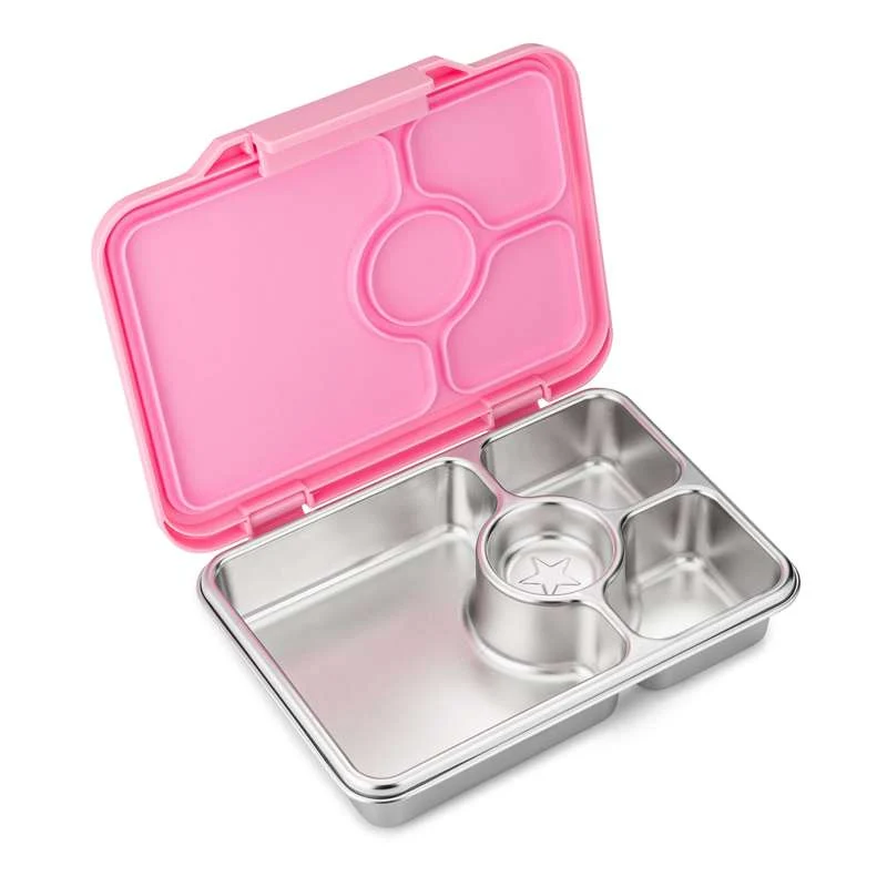 Yumbox Lunchbox - Presto Stainless Неръждаема - 4 compartments - Versaille Rose