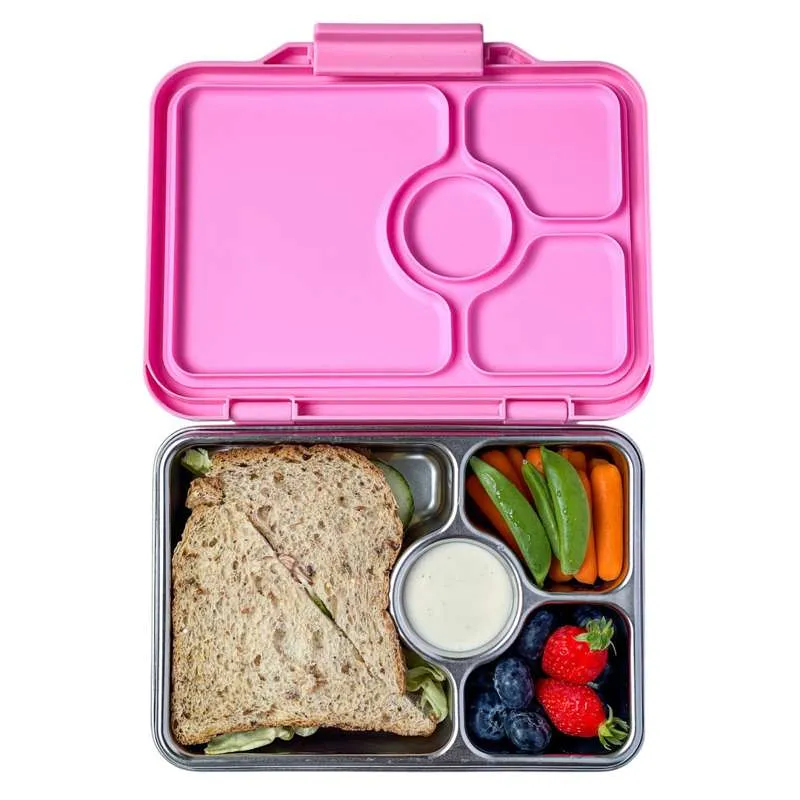 Yumbox Lunchbox - Presto Stainless Неръждаема - 4 compartments - Versaille Rose