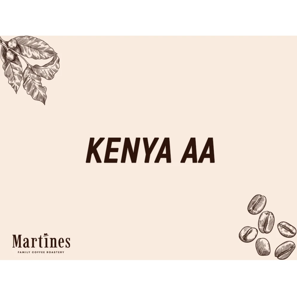 Martines Speciality кафе Kenya AA - сурово,зелено, 1 кг.