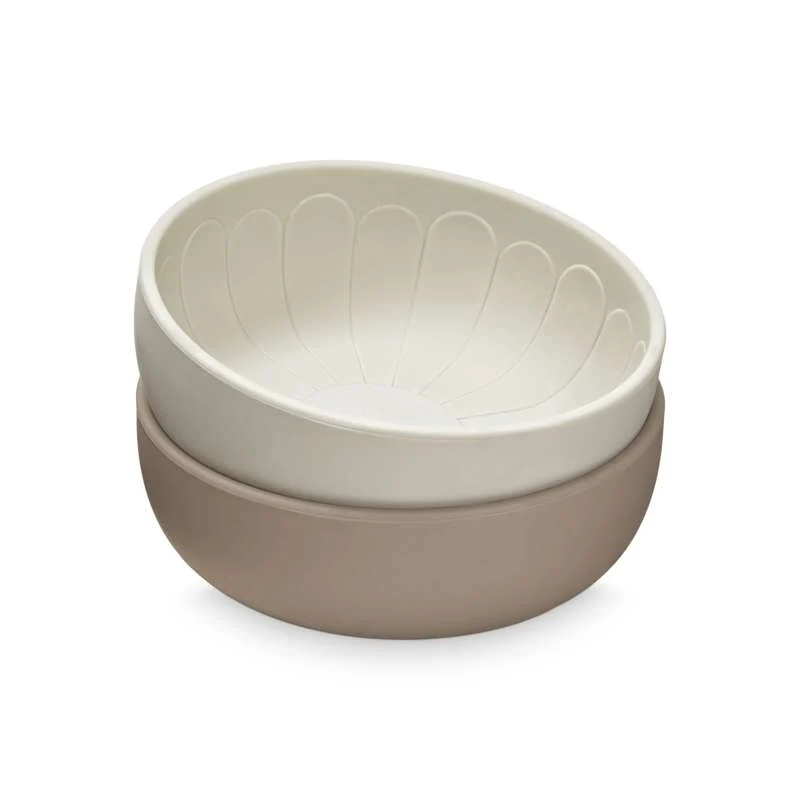 Cam Cam Copenhagen Bowl - Flower - 2-pack - Earth Mix