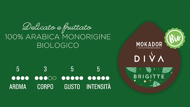 Mokador Diva Brigitte кафе капсули, 25 броя