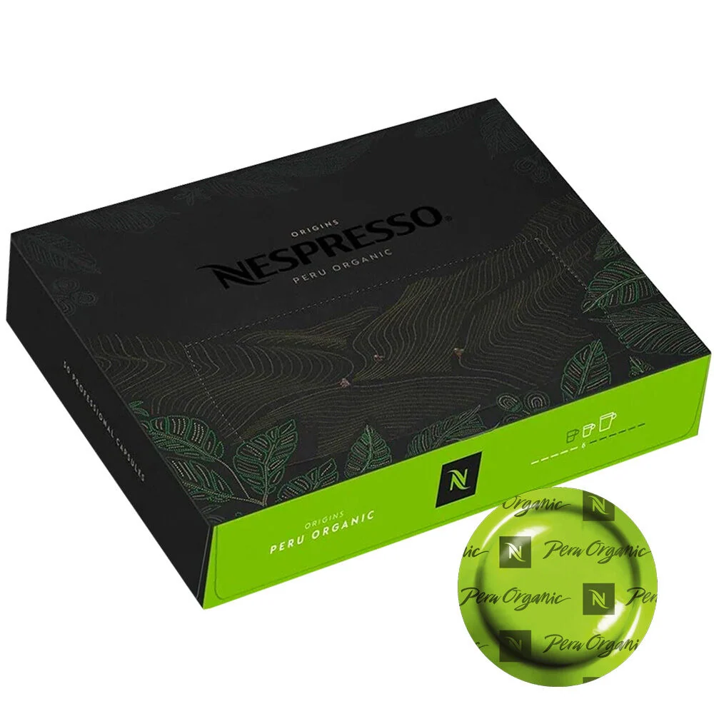 Nespresso Pro Origin Peru Organic, 50 кафе падове