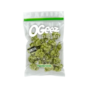 Ogeez пукащи бонбони бял шоколад с матча