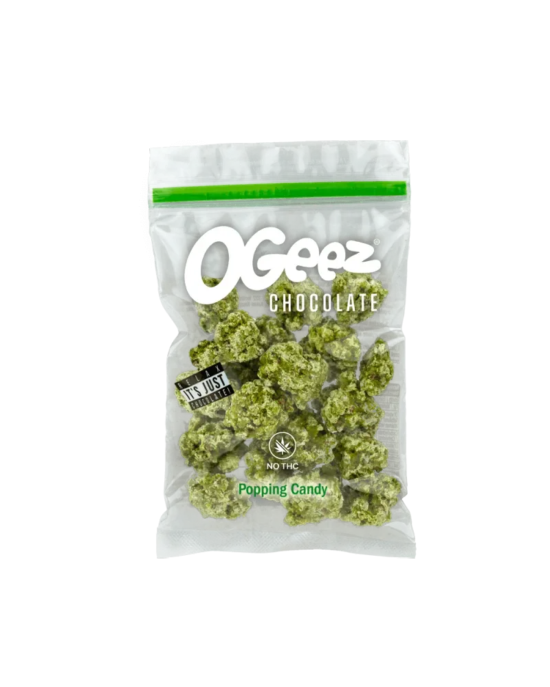 Ogeez пукащи бонбони бял шоколад с матча