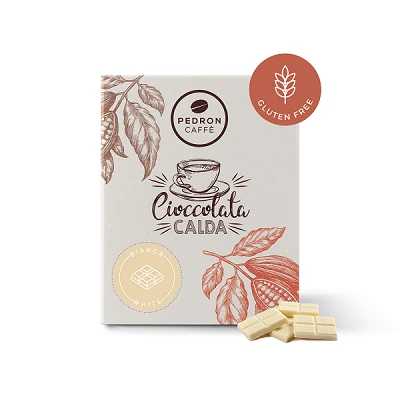 Pedron топъл шоколад Bianca White Chocolate, 30 бр