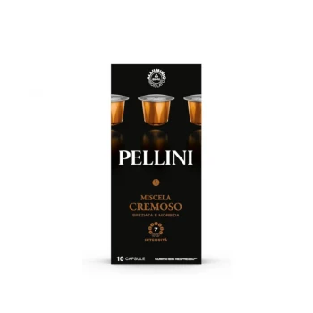 Pellini Cremoso кафе капсули съвместими с Nespresso кафемашини, 10 бр